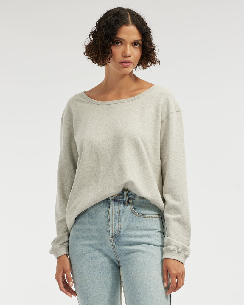 Jessie Crew Neck Sweater - Grey