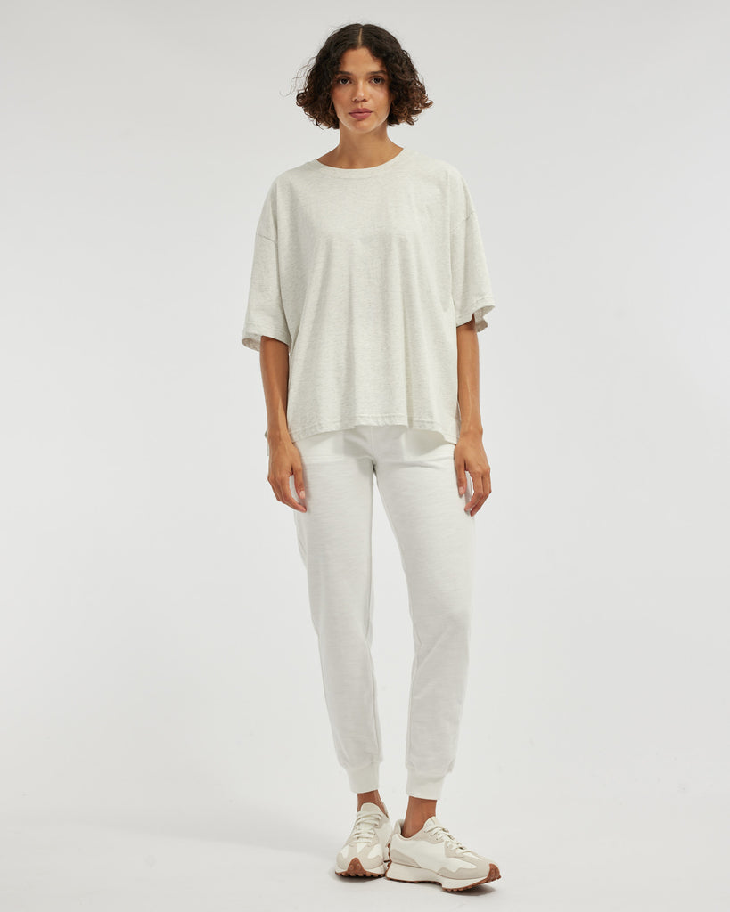 Denver Full Length Jogger - White