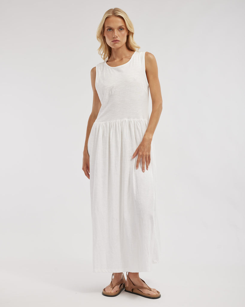 Jacki Reversible Maxi Dress - White