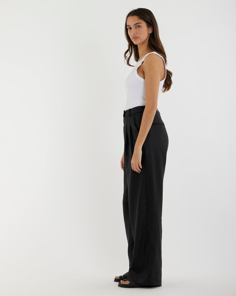 Mia Pant - Black - Second Image