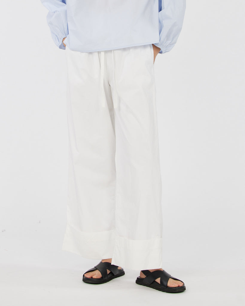Tahlia Cotton Poplin Cropped Pant - Second Image