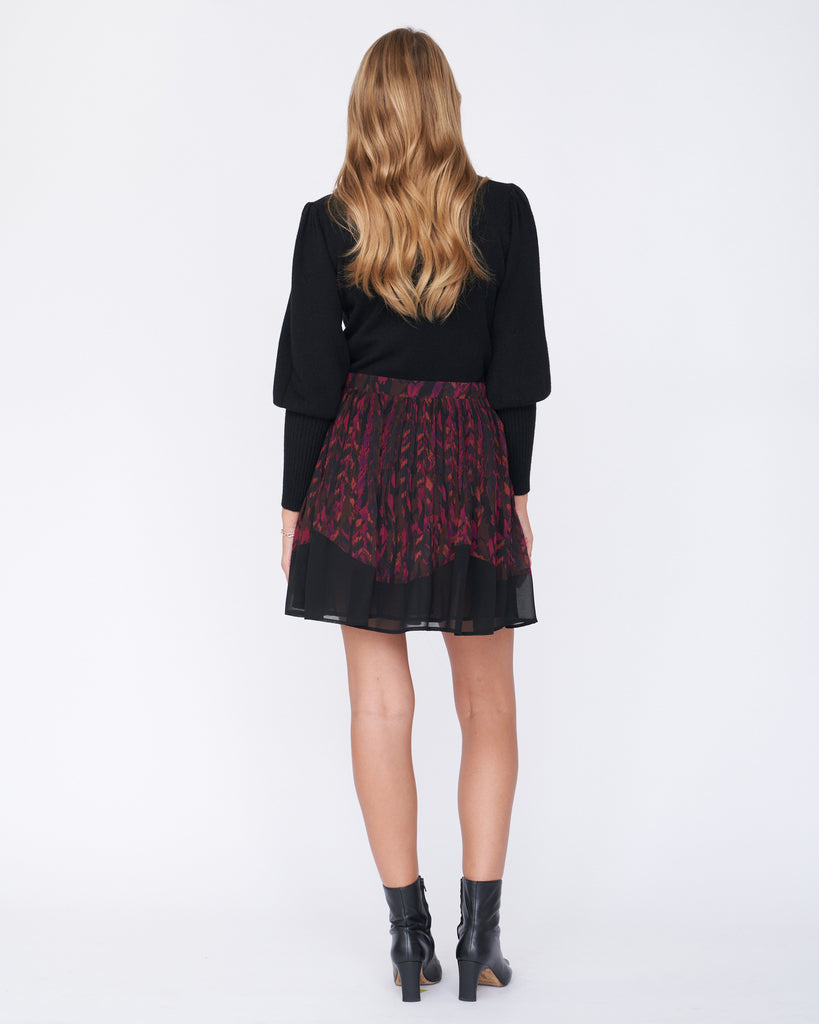 Piper Pleated Mini Skirt - Multi - Second Image