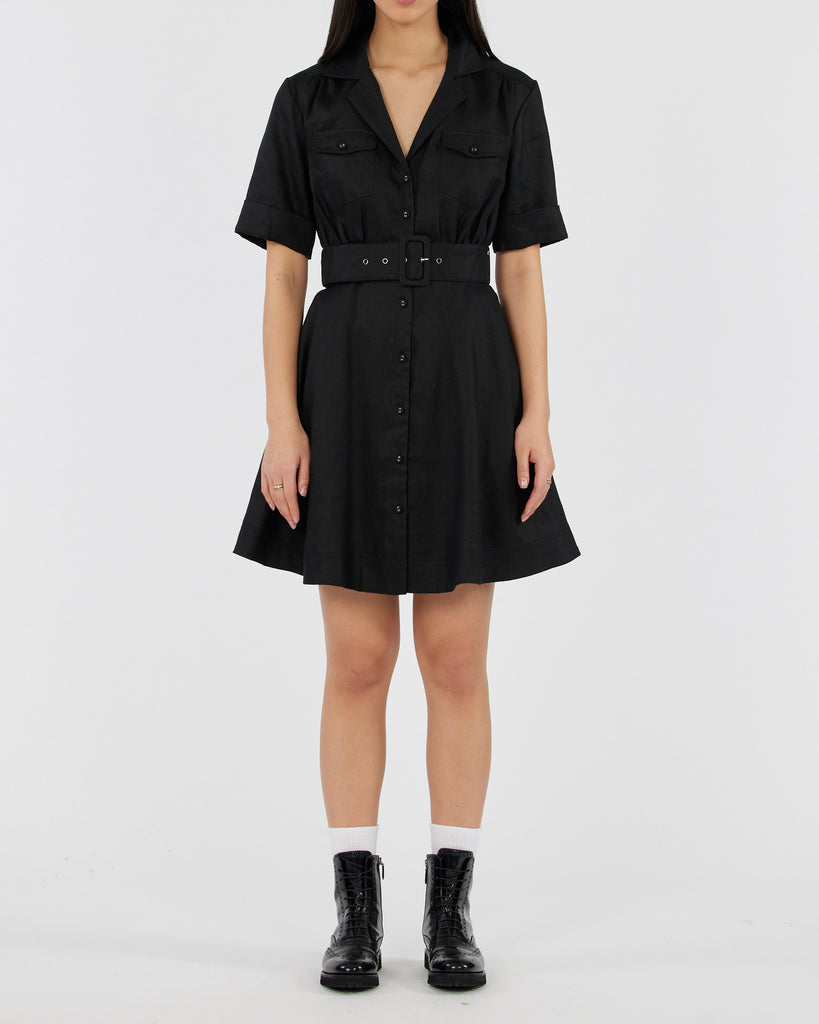 Sample - Cadence Mini Dress - Black