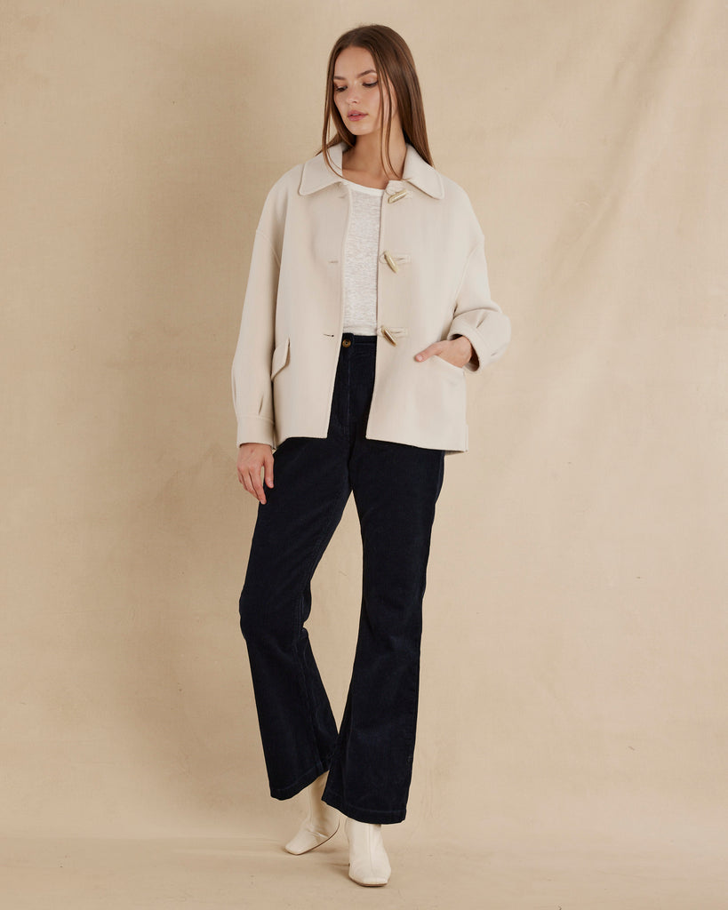 Brina Wool Jacket - Cream - Second Image