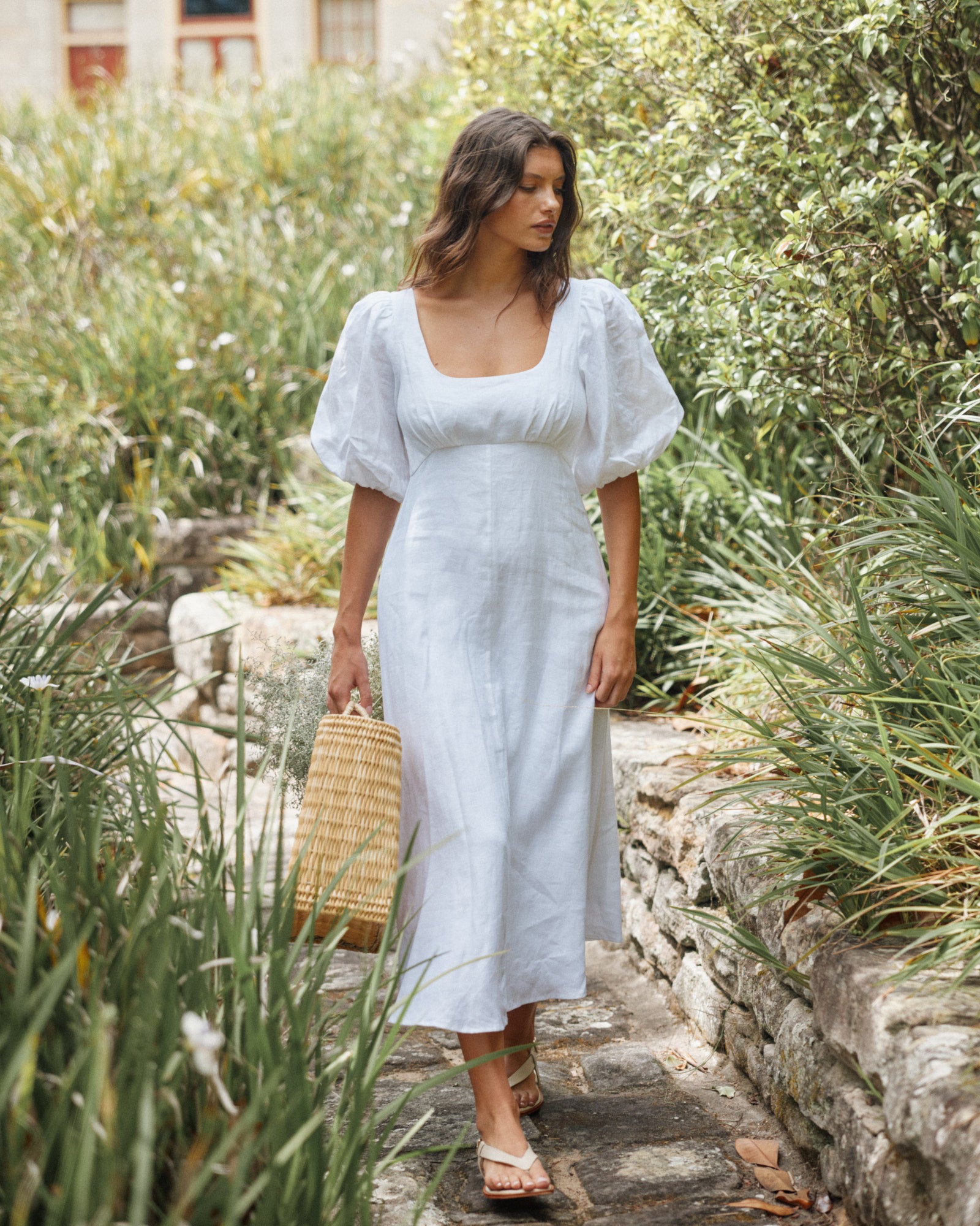 Romilly Linen Midi Dress