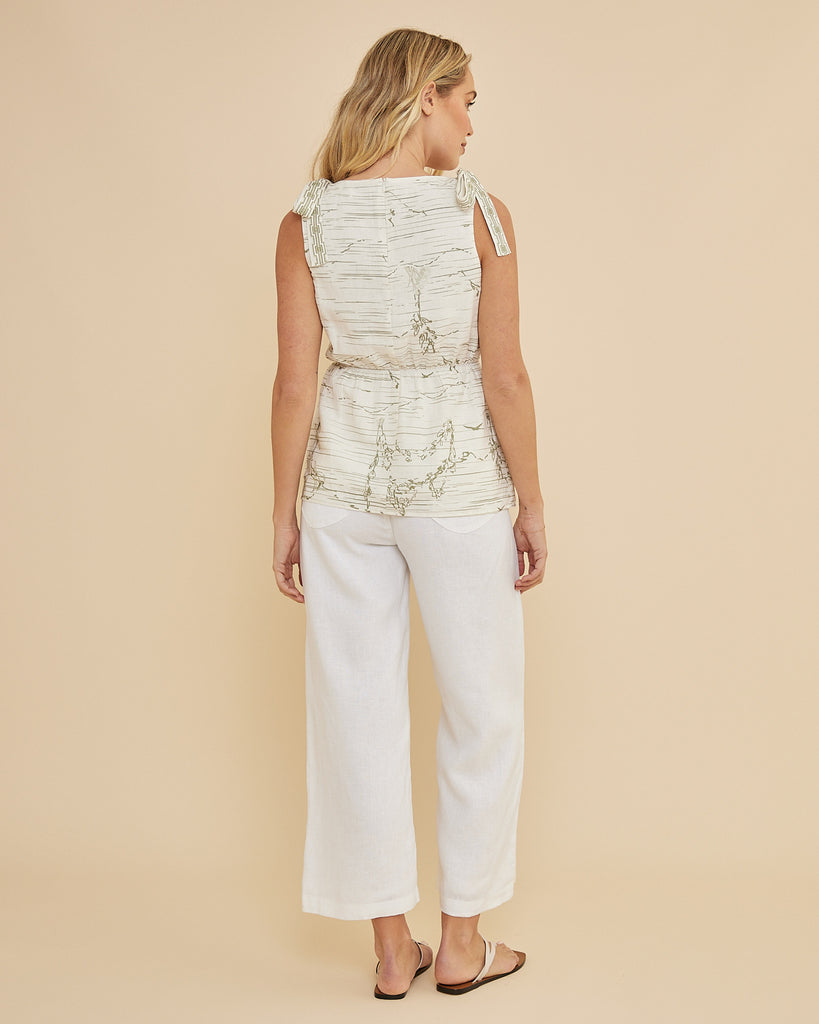 Eden Shoulder Tie Top - Second Image