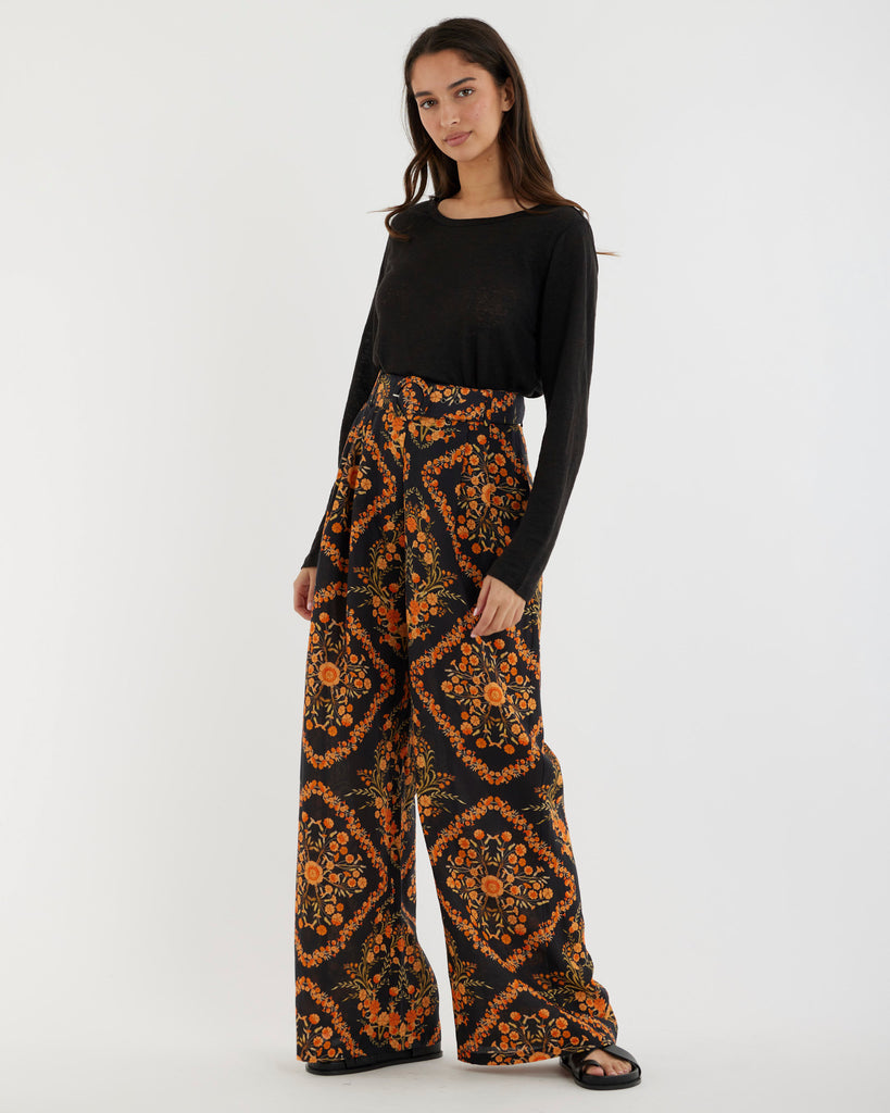 Fiore Belted Pant - Second Image