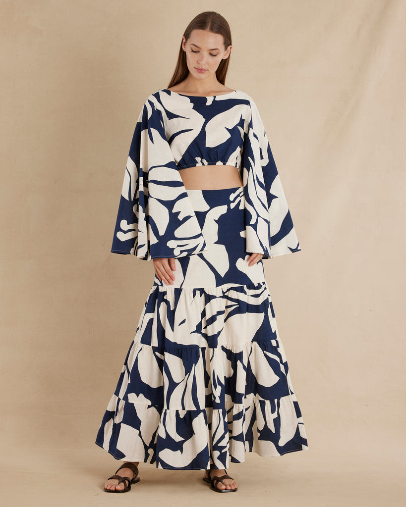 Zaffira Linen Maxi Skirt - Second Image