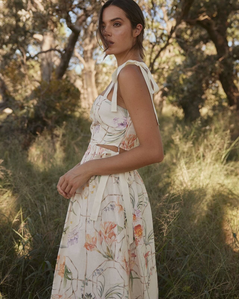 Orangerie Sleeveless Midi Dress