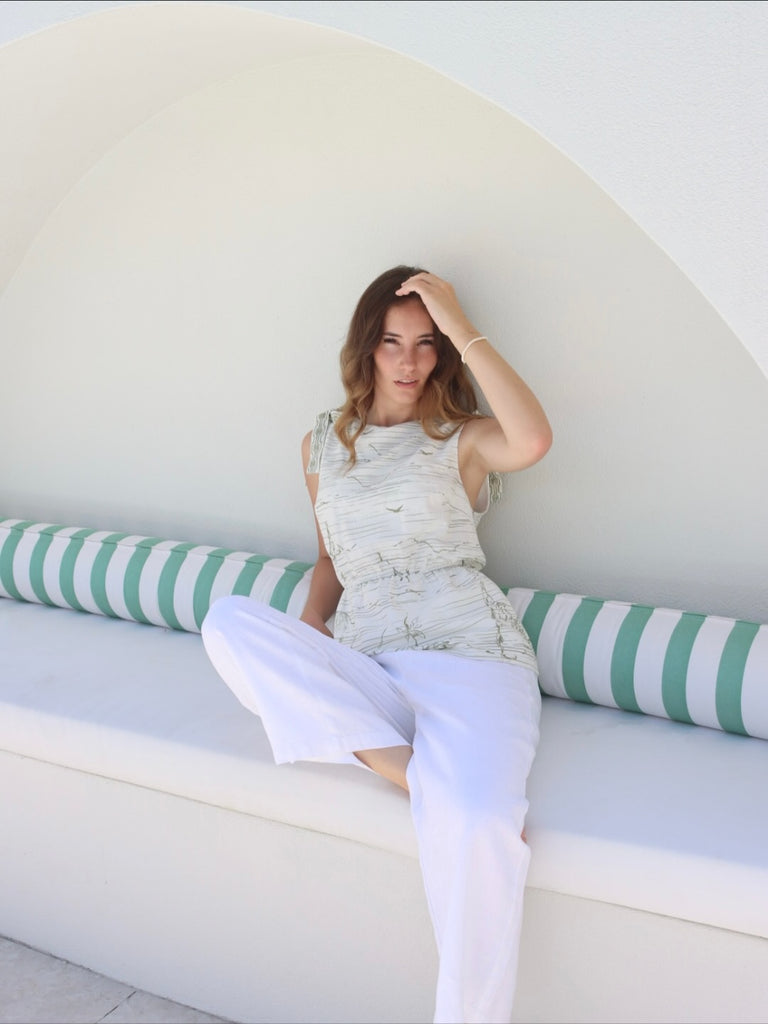 Eden Shoulder Tie Top