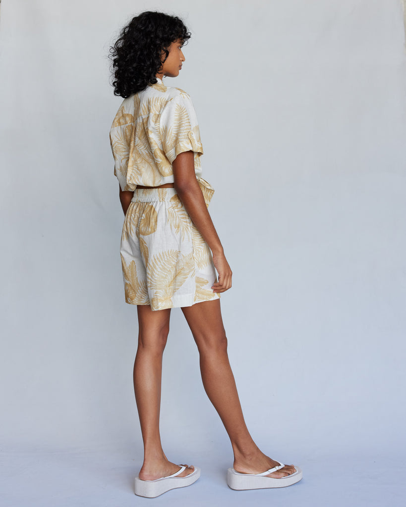 Samara Linen Shorts - Second Image