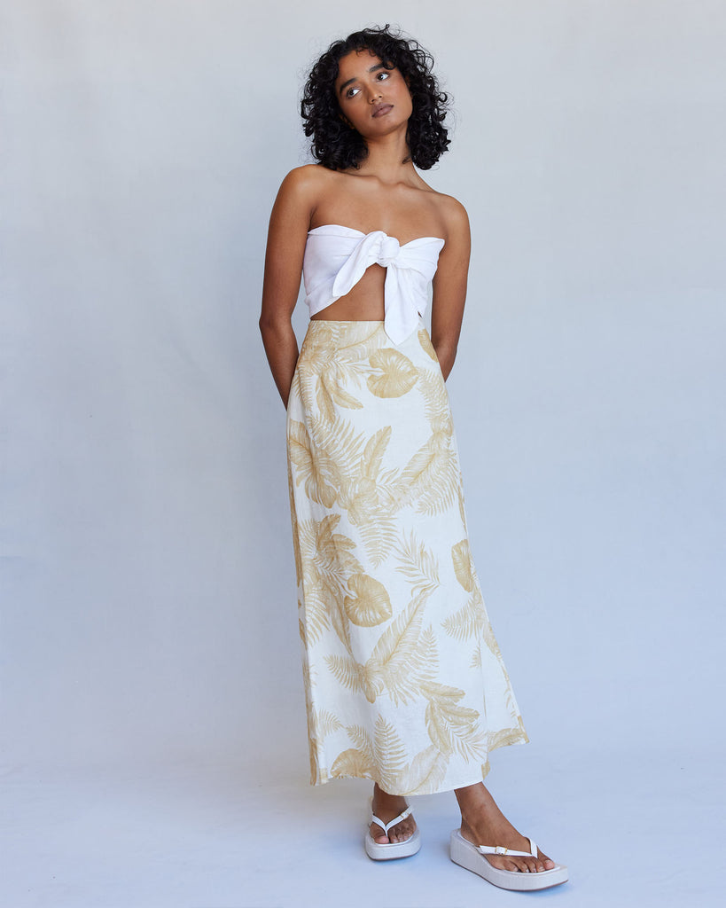 Samara Linen Maxi Skirt - Second Image