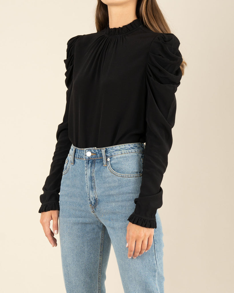 Clemence Top - Black - Second Image