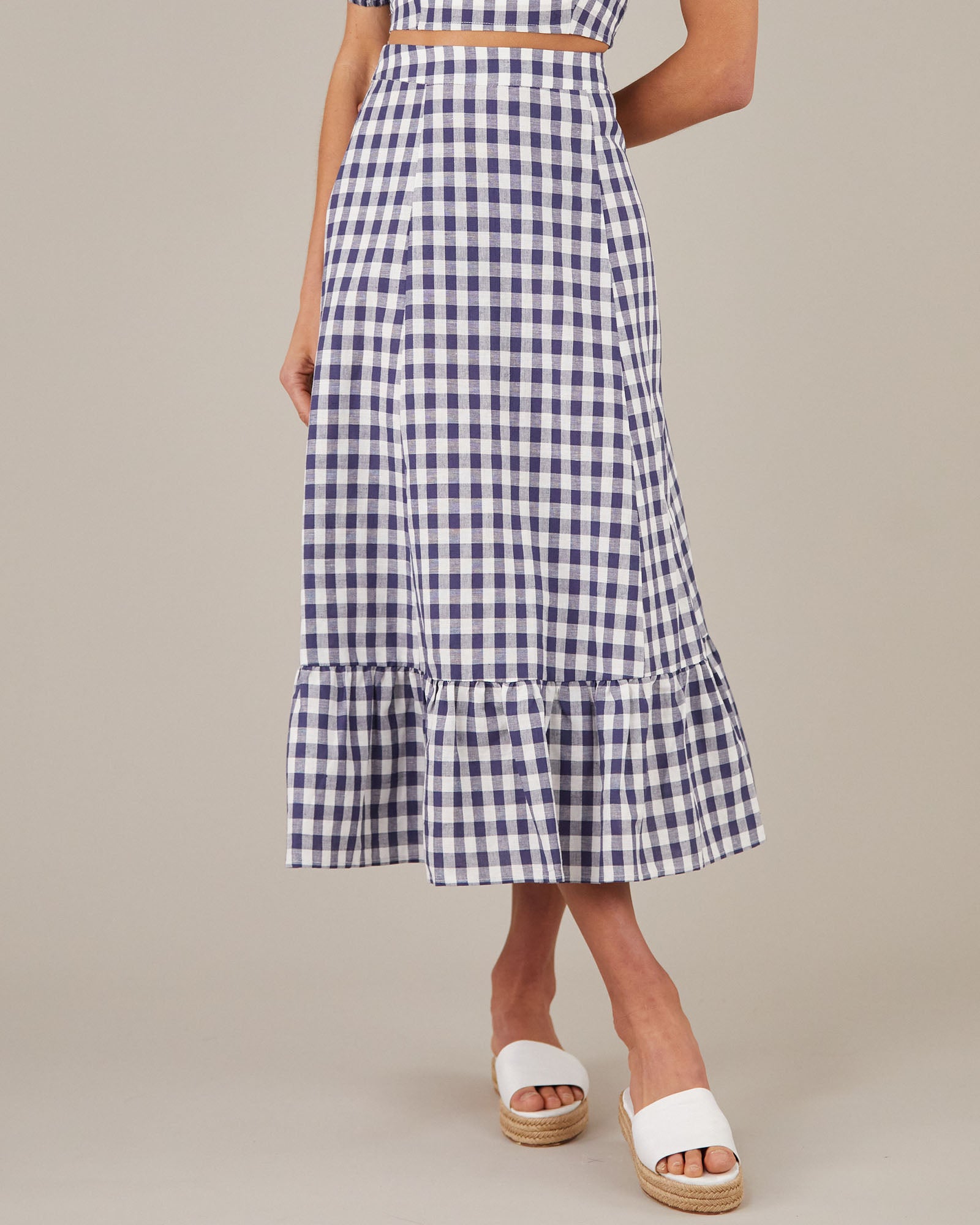 M ANDMARY Mia check skirt AM1300（ANDMARY】Audrey check mini