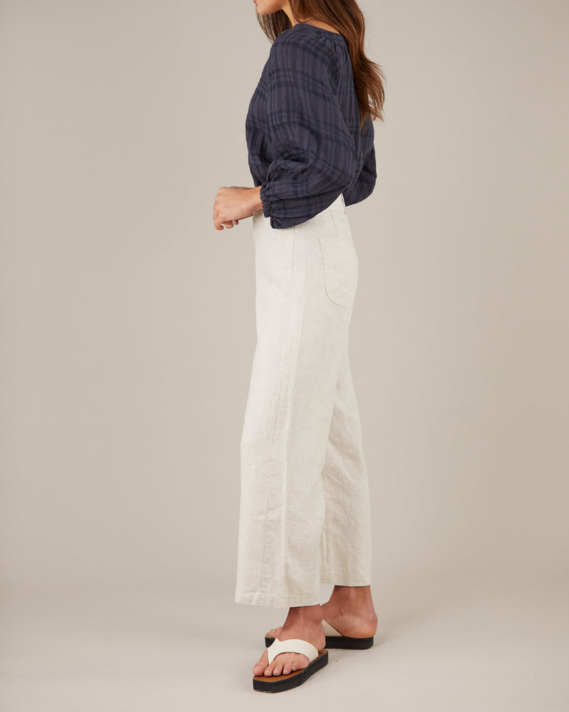 Barossa Linen Pant - Natural - Second Image