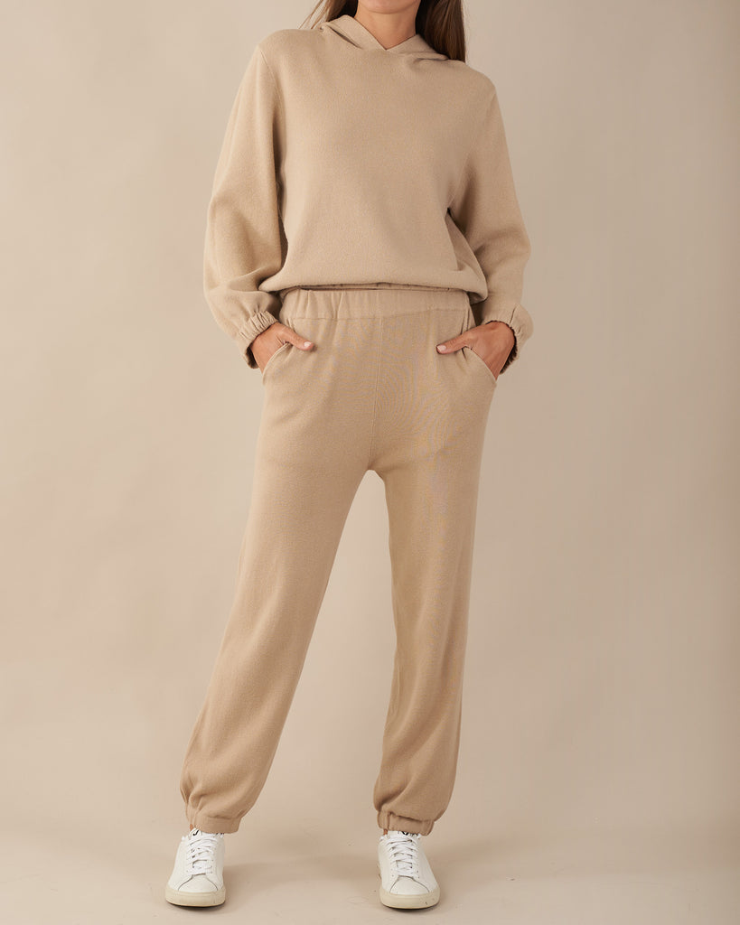 Titan Knit Jogger - Camel